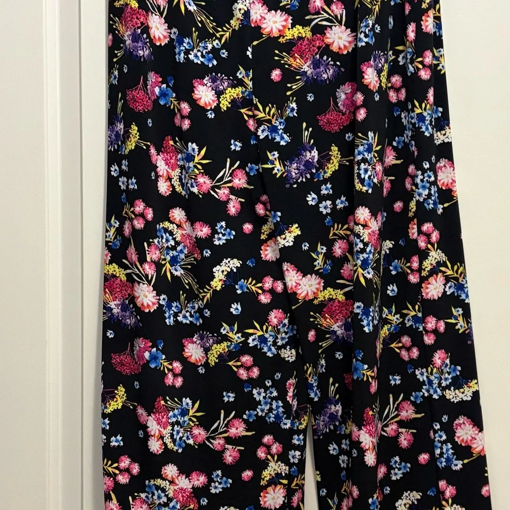 Floral Women's - Black pants